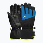 Vaikiškos slidinėjimo pirštinės Reusch Wonder R-TEX® XT Junior blck/bril blu/safety yell