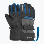 Vaikiškos slidinėjimo pirštinės Reusch Rocket GORE-TEX black/black melange/brilliant blue