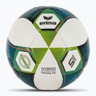 Futbolo kamuolys ERIMA Hybrid Training 2.0 mykonos blue/lime dydis 5