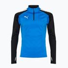 Vyriški PUMA Teamliga 1/4 Zip Top futbolo marškinėliai mėlyni 657236 02