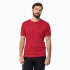 Vyriški žygių marškinėliai Jack Wolfskin Tech red glow