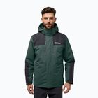Vyriška striukė 3in1 Jack Wolfskin Jasper 3In1 black olive