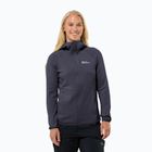 Moteriškas fliso džemperis Jack Wolfskin Kolbenberg Hooded Fz graphite