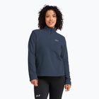 Moteriškas flisinis džemperis Jack Wolfskin Taunus 100 Half Zip midnight sky
