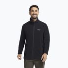Vyriškas flisinis džemperis Jack Wolfskin Taunus 100 Full Zip black