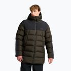 Vyriška pašiltinta striukė Jack Wolfskin Icy Hollow Hooded obsidian moss