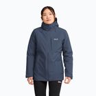 Moteriška 3‑in‑1 striukė Jack Wolfskin Hunberg 2 3IN1 midnight sky