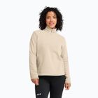 Moteriškas flisinis džemperis Jack Wolfskin Taunus 100 Half Zip oyster