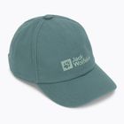 Jack Wolfskin vaikiška beisbolo kepurė žalia 1901012
