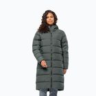 Moteriškas pūstas paltas Jack Wolfskin Frozen Palace slate green
