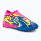 Vaikiški futbolo bateliai PUMA Match Ll Energy TT + Mid Jr luminous pink/ultra blue/yellow alert