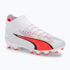 Vaikiški futbolo bateliai PUMA Ultra Pro FG/AG Jr puma white/puma black/fire orchid