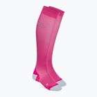 Moteriškos kompresinės bėgimo kojinės CEP Ultralight pink/dark red