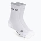 Vyriškos kompresinės bėgimo kojinės CEP Ultralight Short carbon white