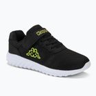 Kappa Tulasa black/lime vaikiški batai
