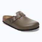 Šlepetės BIRKENSTOCK Boston NL Regular smooth leather concrete gray