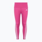 Vaikiškos tamprės adidas Essentials Aerorady 3-Stripes High Waisted semi lucid fuchsia/white