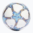 Futbolo kamuolys adidas UCL Training 23/24 white/silver metallic/bright cyan/royal dydis 4