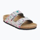 Vaikiškos šlepetės BIRKENSTOCK Arizona BF Narrow electric metallic dots silver