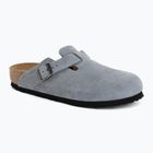 Šlepetės BIRKENSTOCK Boston Suede Leather stone blue