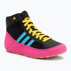 Vaikiški bokso batai adidas Havoc core black/signal cyan/yellow