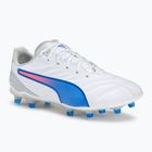 Vyriški futbolo batai PUMA King Pro FG/AG puma white/bluemazing/flat light grey/sunset glow