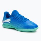 Vaikiški futbolo batai PUMA Future 7 Play It hyperlink blue/mint/puma white