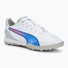 Futbolo batai PUMA King Pro TT puma white/bluemazing/flat light grey/sunset glow