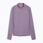 Moteriškas bėgimo džemperis PUMA Run For Her Ribbed Full Zip pale plum