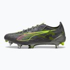 Vyriški futbolo batai PUMA Ultra 5 Ultimate MxSG matte aged silver/yellow alert/sun struck