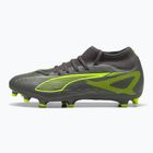 Vyriški futbolo bateliai PUMA Ultra 5 Play+ FG/AG matte aged silver/yellow alert/puma aged silver