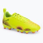 Vaikiški futbolo batai PUMA Future 8 Play FG/AG Jr yellow alert/puma black/sun struck
