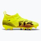 Vaikiški futbolo batai PUMA Future 8 Match FG/AG Jr yellow alert/puma black/sun struck