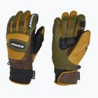 Vyriškos slidinėjimo pirštinės ZIENER Guard GTX + Gore Grip PR alpine dark/brown