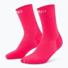 Moteriškos kompresinės kojinės CEP Run Mid Cut 5.0 pink