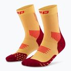 Moteriškos kompresinės kojinės CEP Run Mid Cut 5.0 marigold/burgundy
