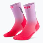 Moteriškos kompresinės kojinės CEP Run Edt. Gradient Mid Cut Compression 5.0 pink/lilac fade
