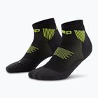 Vyriškos kompresinės kojinės CEP Run Low Cut 5.0 black/lime