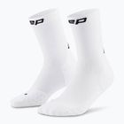 Vyriškos kompresinės kojinės CEP Run Mid Cut 5.0 white