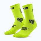 Vyriškos kompresinės kojinės CEP Run Mid Cut 5.0 lime/black