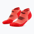 Vyriškos kompresinės kojinės Cep Run No Show 5.0 neon coral