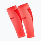 Kompresinės blauzdų juostos moterims CEP Ultralight Calf 4.0 neon coral/red