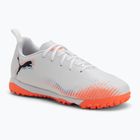 Vaikiški futbolo bateliai PUMA Future 8 Play TT + Mid puma white/puma black/glowing red