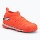 Futbolo bateliai PUMA Future 9 Match TT + Mid Jr glowing red/puma white/puma black/puma silver