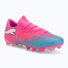 Futbolo batai PUMA Future 9 Match Fusion FG/AG poison pink/puma white/sun stream/bright aqua/puma black