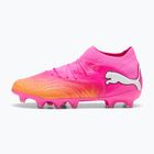 Vaikiški futbolo batai PUMA Future 9 Pro FG/AG Jr poison pink/puma wht/sun stream/bright aqua/puma blk