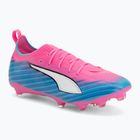 Vaikiški futbolo batai PUMA Ultra 6 Pro Jr FG/AG poison pink/puma white/sunstream/bright aqua/puma black