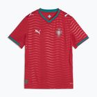 Vaikiški futbolo marškinėliai PUMA FPF Portugal Home Jersey Replica Club Jr raudoni/žali