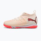 Vaikiški futbolo bateliai PUMA Future 9 Match TT+ Mid Jr sugared almond/puma white/ultra red/puma black