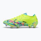 Futbolo bateliai PUMA Ultra Nitro 7 Ultimate Advanced Level FG puma white/blue glimmer/pink glimmer/yellow alert